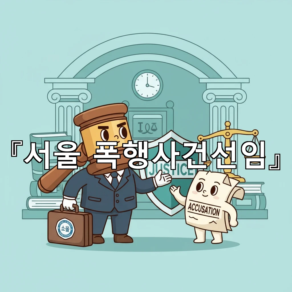 서울폭행사건선임 결정 전 상황별 핵심 쟁점과 대응 순서 정리