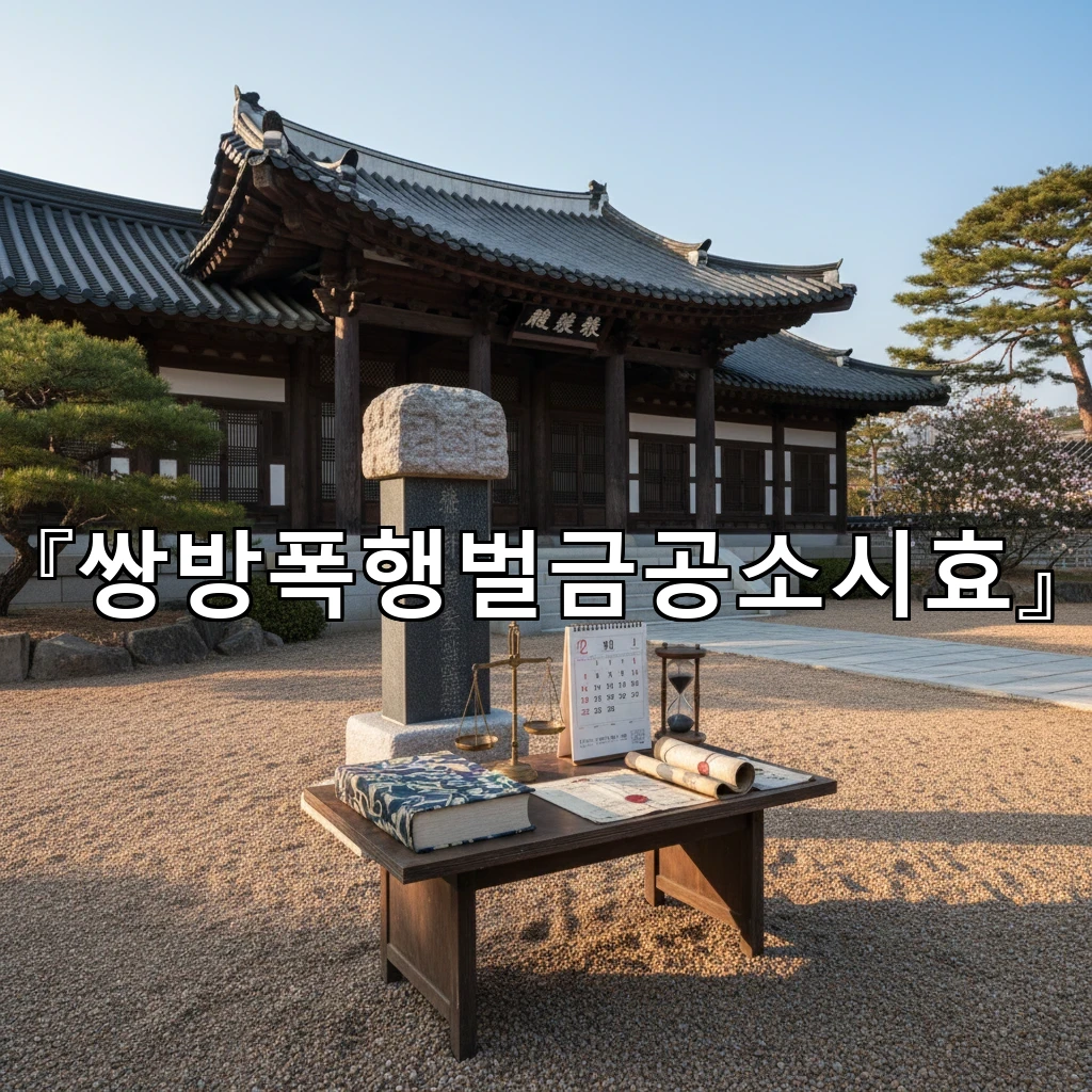 쌍방폭행벌금공소시효 경찰조사 전 알아둘 핵심 절차와 대응 요령