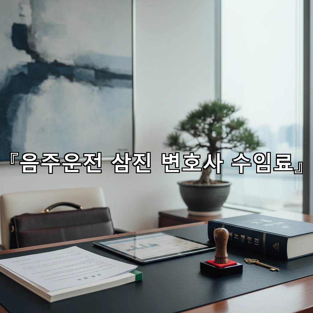 legal image 음주운전 삼진 변호사 수임료 1415