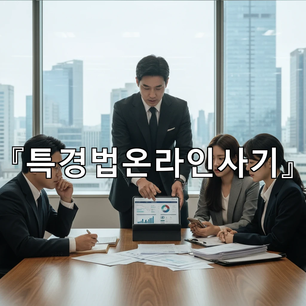 특경법온라인사기 피해가 의심될 때 증거부터 정리하는 실무 절차