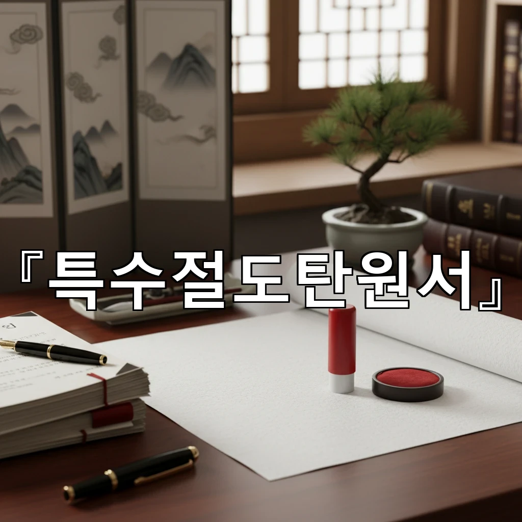 legal image 특수절도탄원서 1457