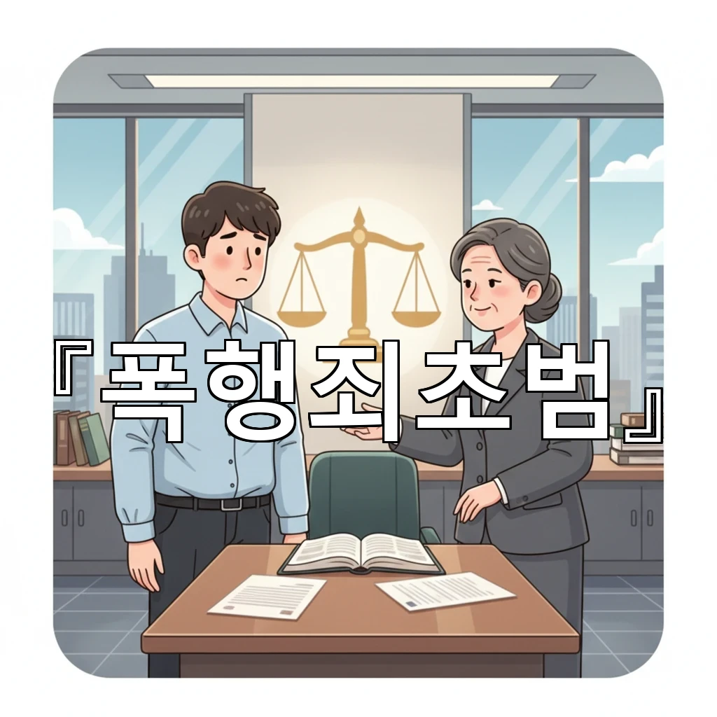 legal image 폭행죄초범 1385