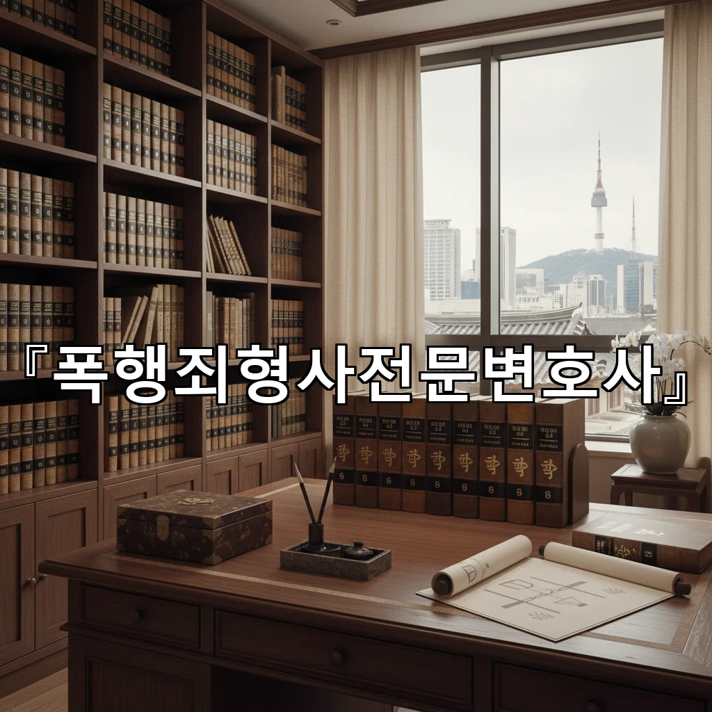 폭행죄형사전문변호사 경찰 조사 전 진술 흐름부터 정리하는 방법