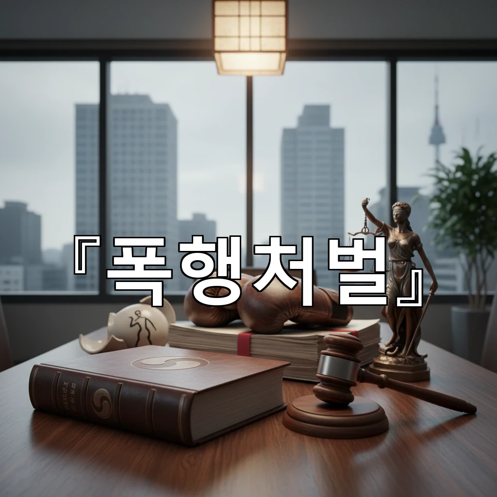 폭행처벌 적용 전 상대방 처벌 의사와 합의 방식부터 점검하기