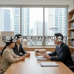 legal image 분당구 분양사기변호사 3265