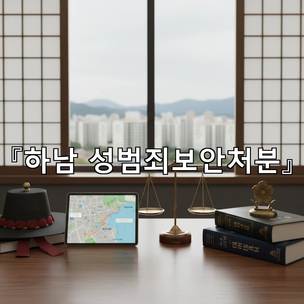 하남성범죄보안처분 적용되면 달라지는 생활 제한과 대응 순서