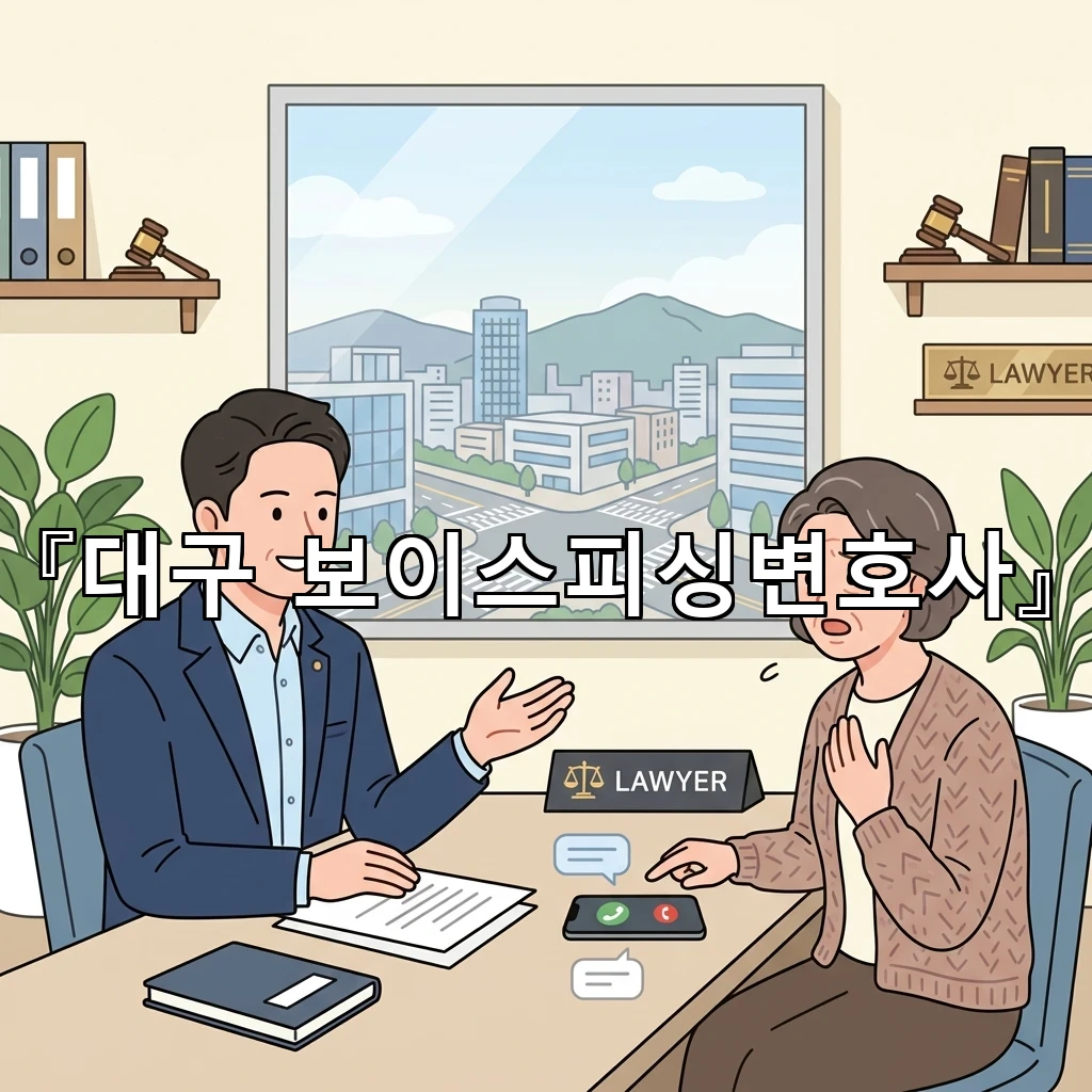 대구보이스피싱변호사 사건 초반에 방향을 세우는 체크포인트 모음