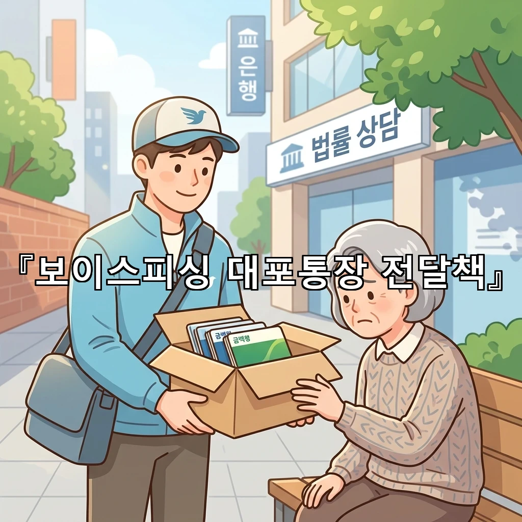 보이스피싱대포통장전달책 역할의 경계와 책임을 살피는 첫걸음