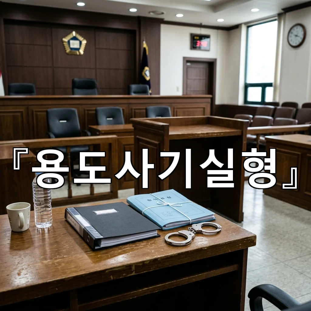 용도사기실형 사건을 마주한 순간부터 달라지는 대응 순서