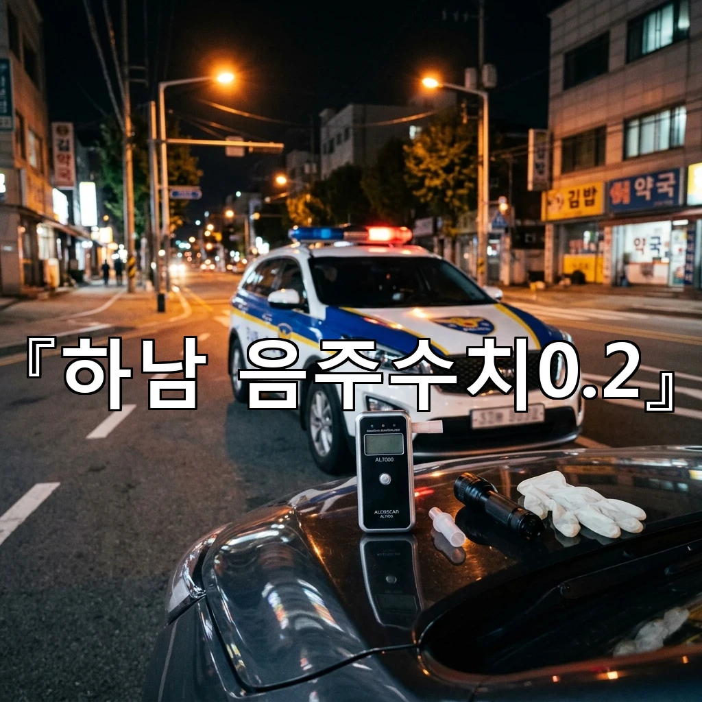 하남 음주수치0.2