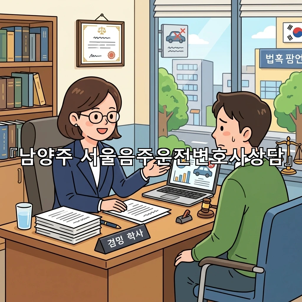 남양주서울음주운전변호사상담 이른 대응이 결과를 바꾸는 순간들