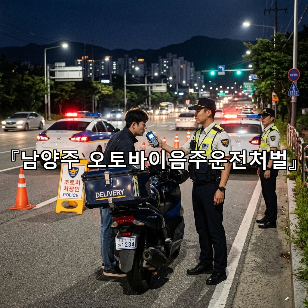 남양주오토바이음주운전처벌 기준을 먼저 읽어야 할 순간의 대응법
