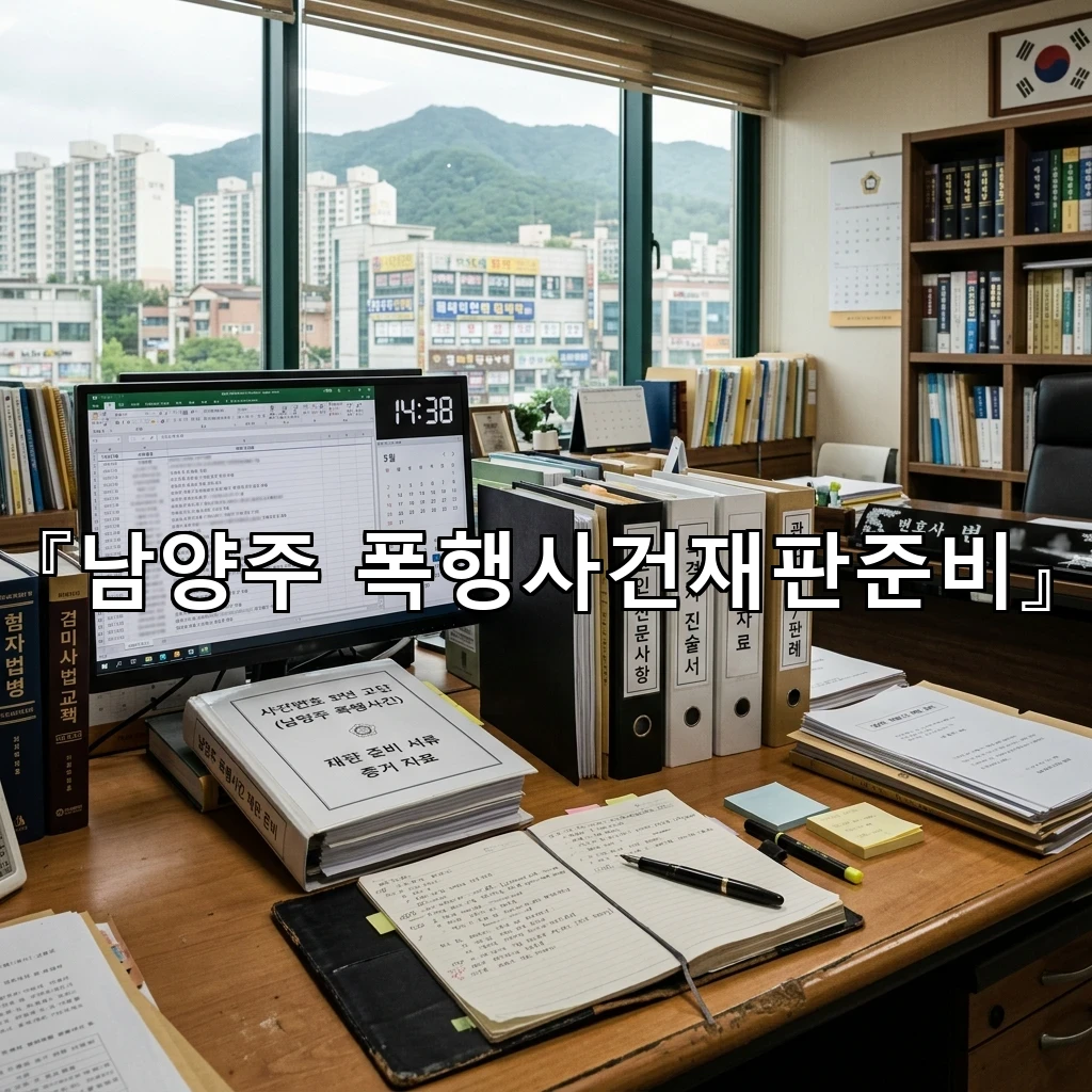 남양주폭행사건재판준비 기록 검토와 진술 정리의 핵심 순서
