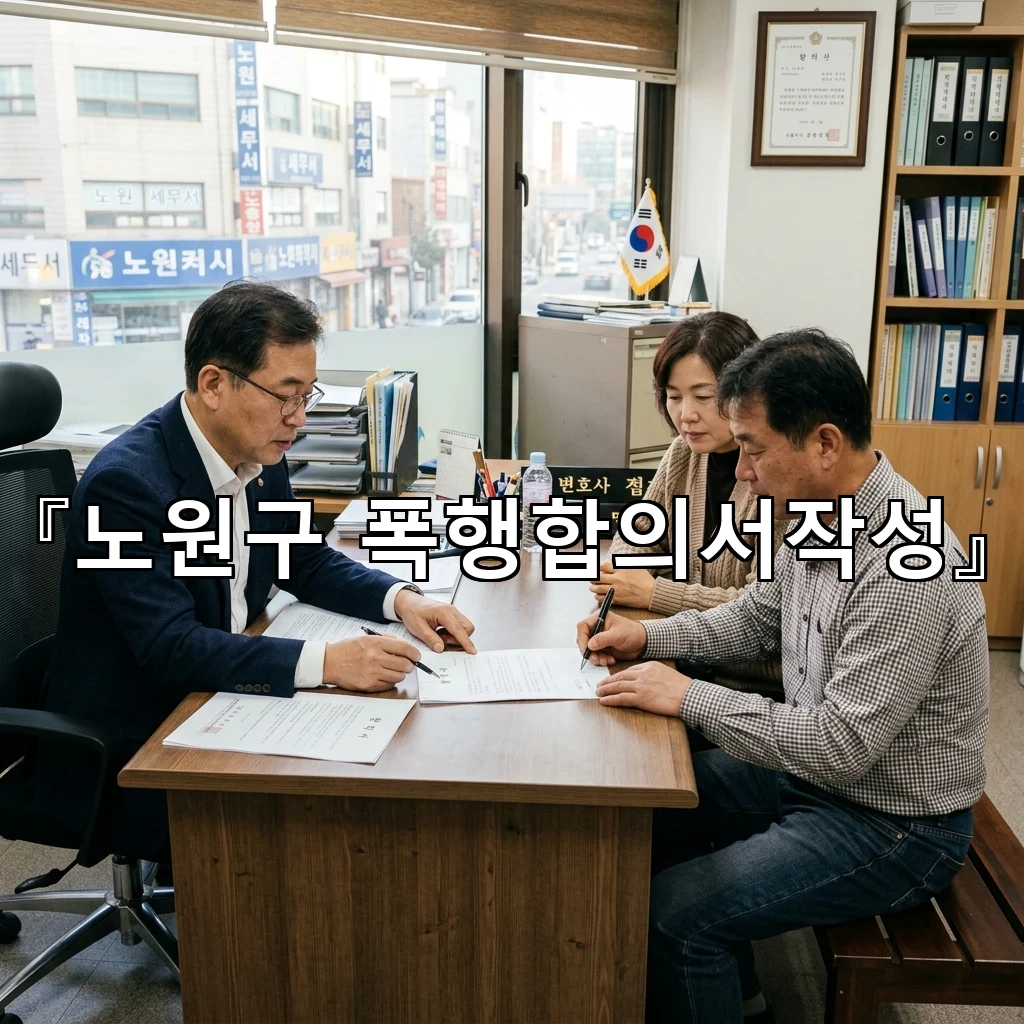 노원구폭행합의서작성 첫 문장에 담아야 할 핵심 기준 정리하기