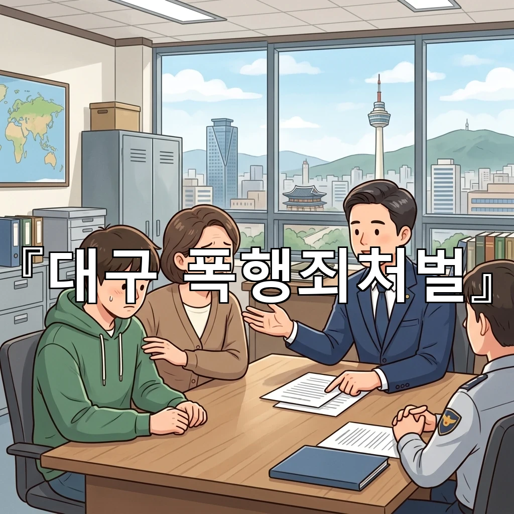 대구폭행죄처벌 통보를 받았다면 지금부터 챙겨야 할 기록과 흐름