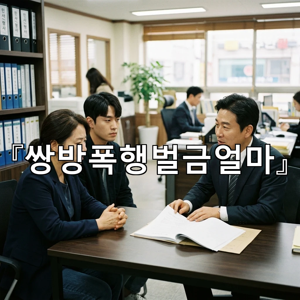 쌍방폭행벌금얼마 관련해 다툼의 경위와 결과를 구분해 보는 방법