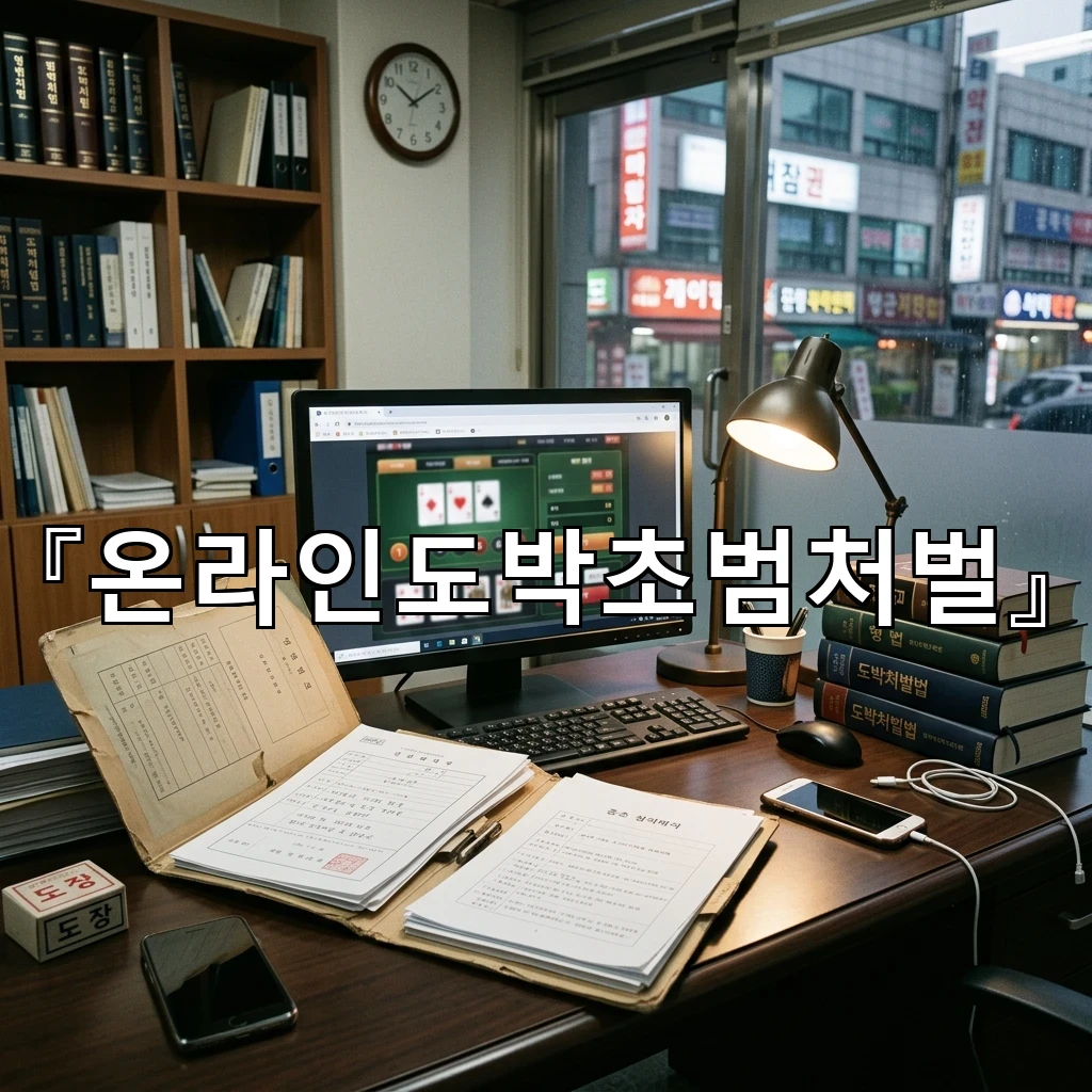 온라인도박초범처벌 처음 마주한 분들이 꼭 알아둘 기준과 흐름