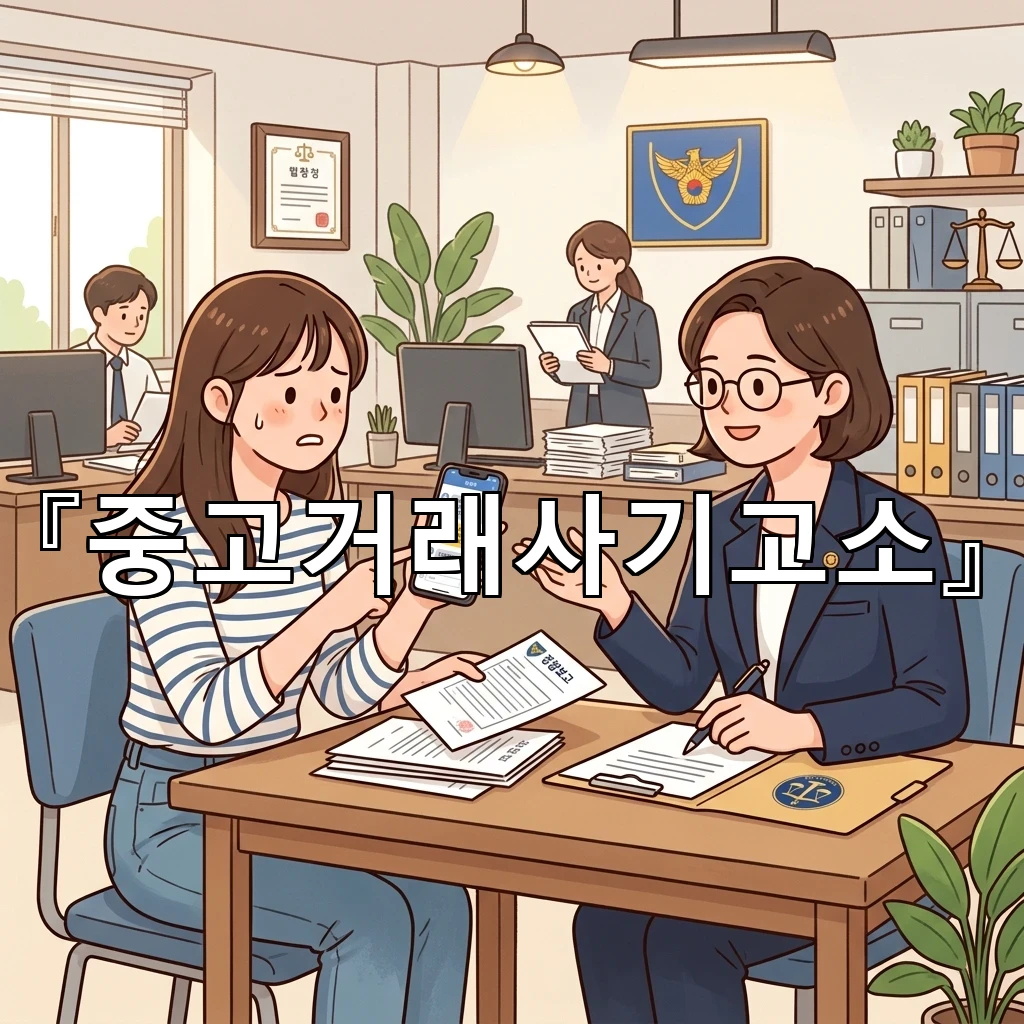 중고거래사기고소 진행에서 중요한 증거 모으기와 진술 정돈 요령