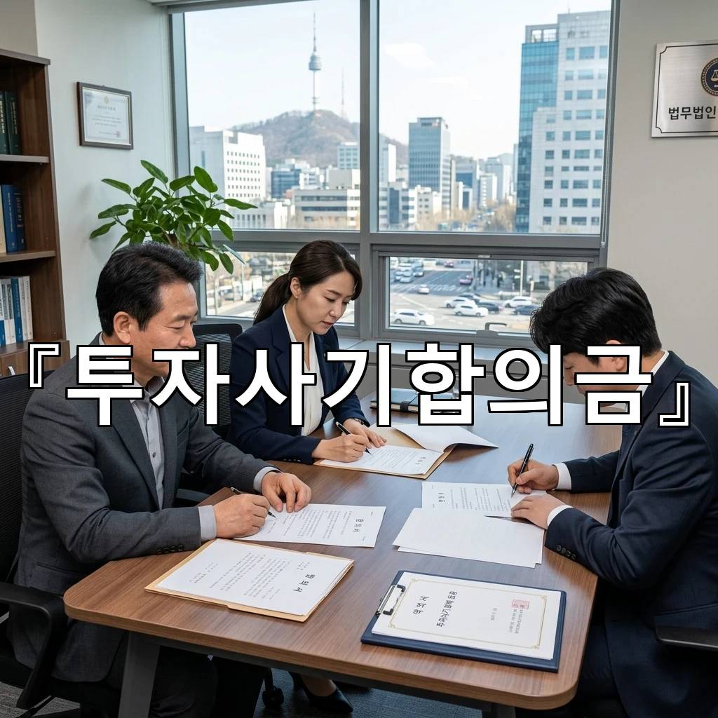 투자사기합의금 논의가 길어질 때 점검해야 할 현실 문제