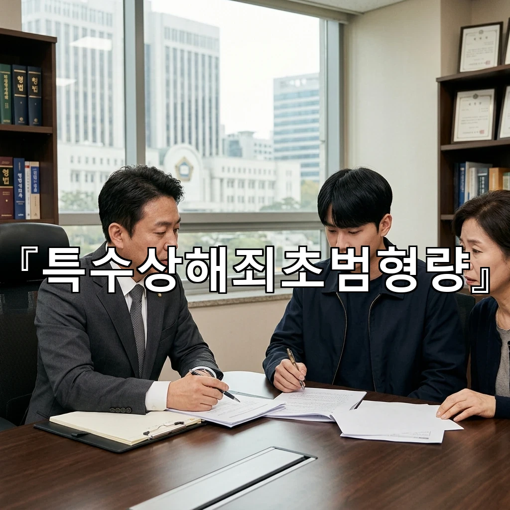 특수상해죄초범형량 기준을 따라가며 사건의 흐름을 읽는 방법