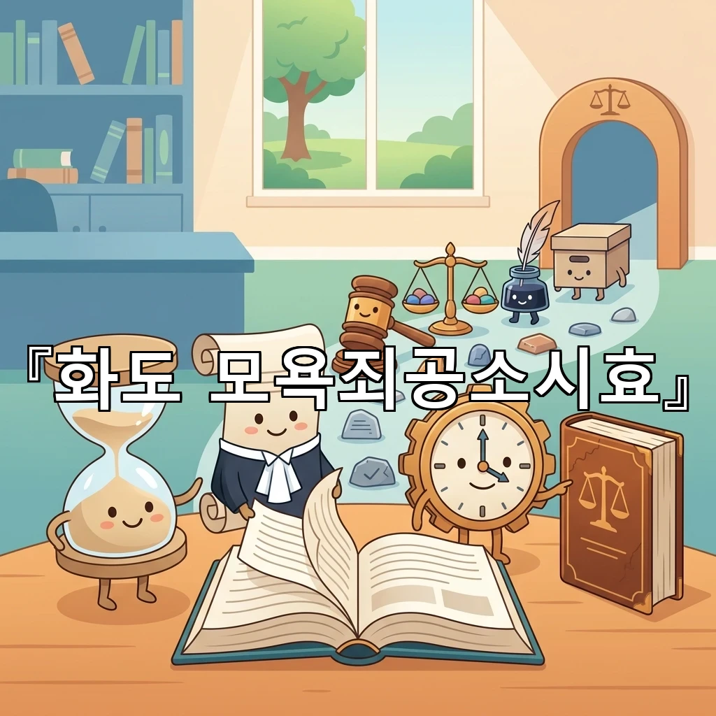 화도모욕죄공소시효 흐름을 따라 살피는 실무 기준과 판단