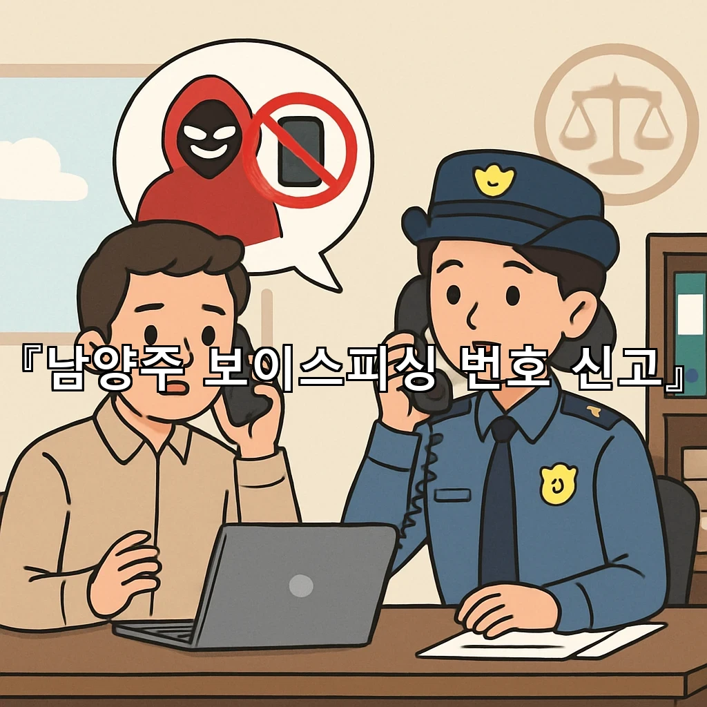 남양주보이스피싱번호신고 통화 전후에 꼭 살펴야 할 의심 신호