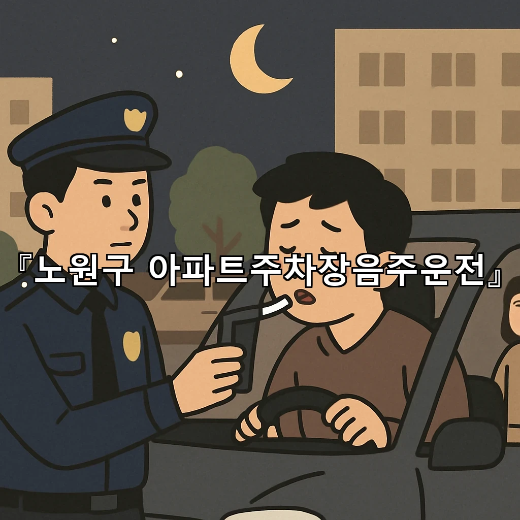 legal image 노원구 아파트주차장음주운전 5712