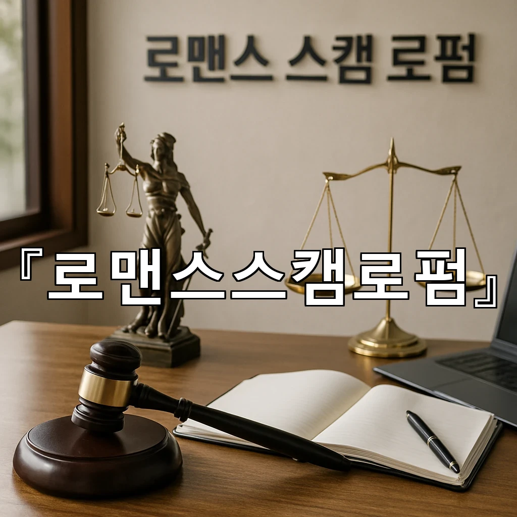 로맨스스캠로펌 감정이 흔들린 밤에 먼저 살펴야 할 대응의 순서