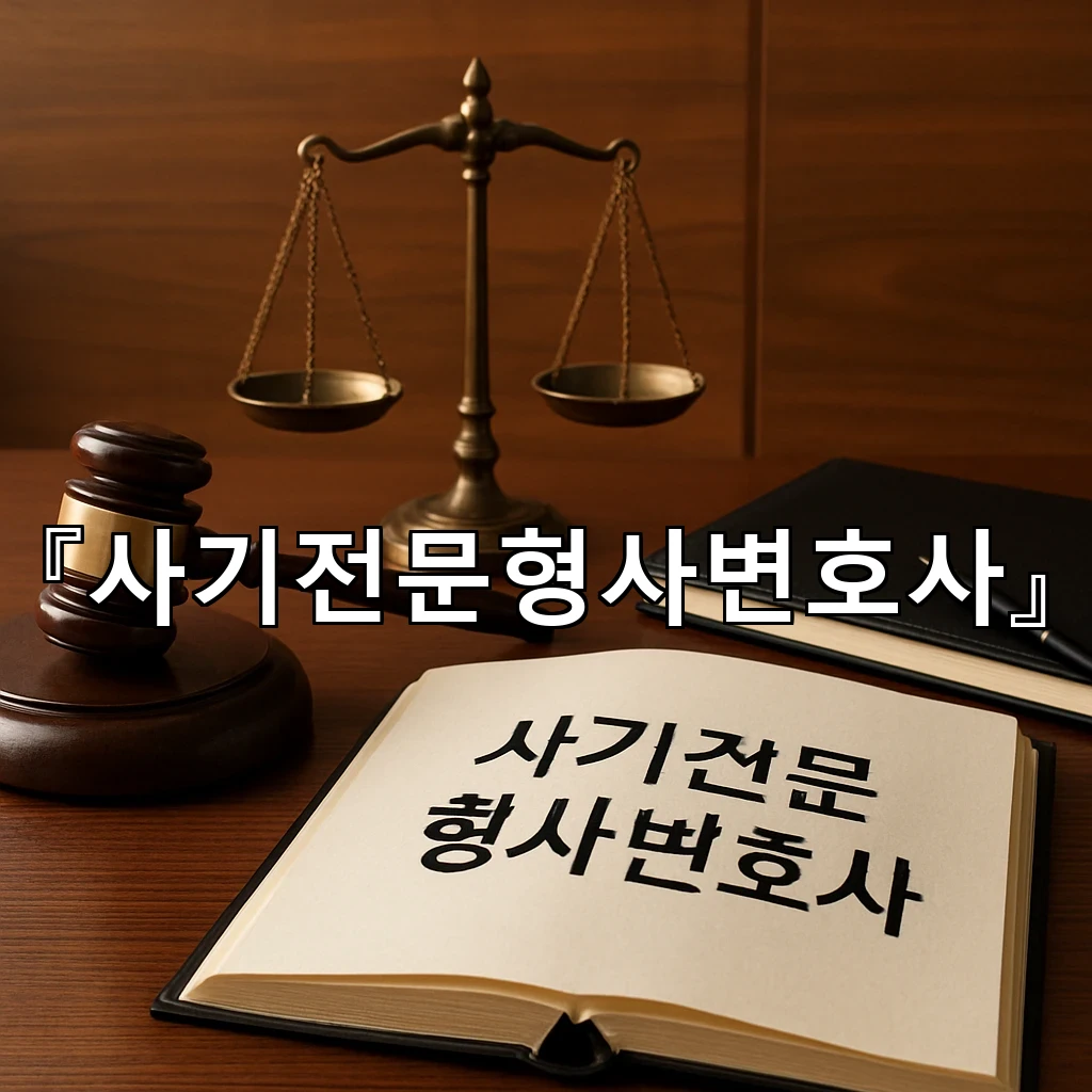 사기전문형사변호사 사건의 흐름을 읽어내는 대응의 첫걸음