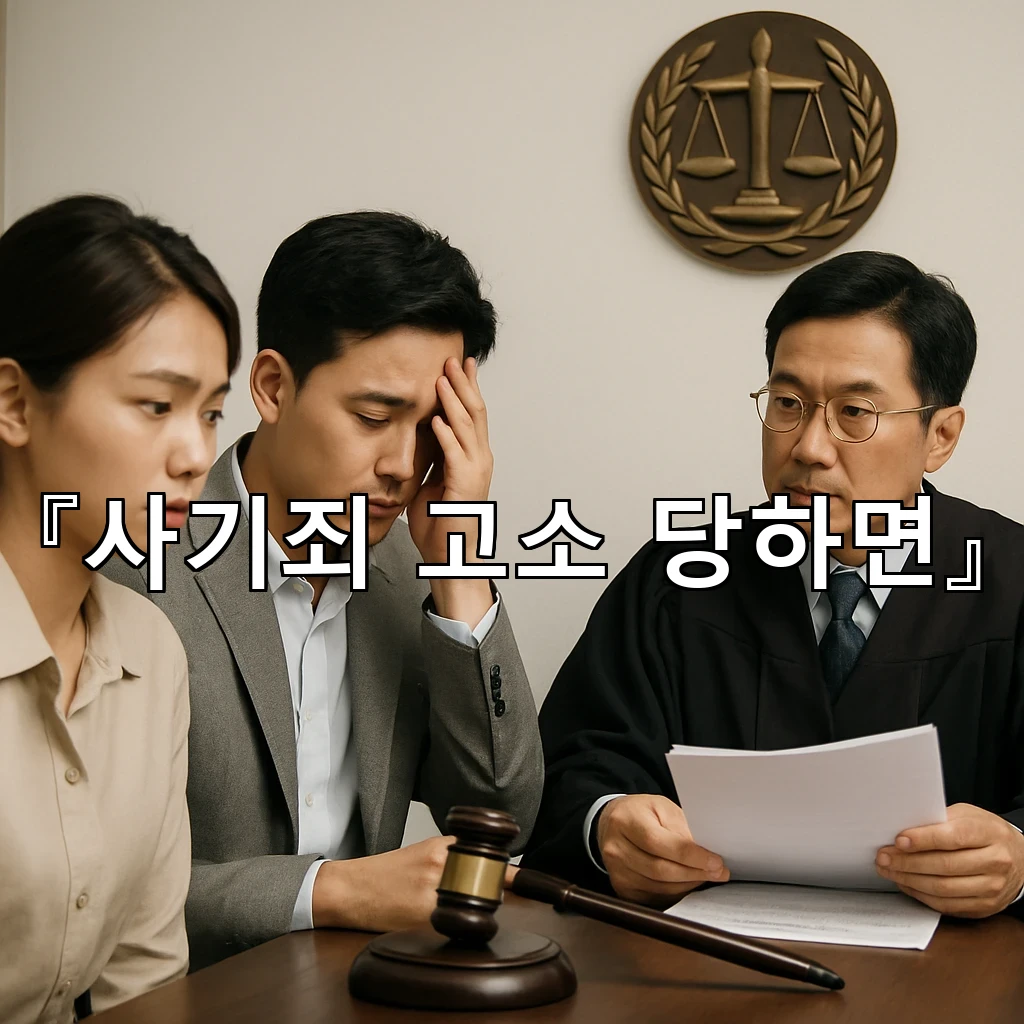 사기죄고소당하면 마음이 급해지는 순간 먼저 챙길 기록들