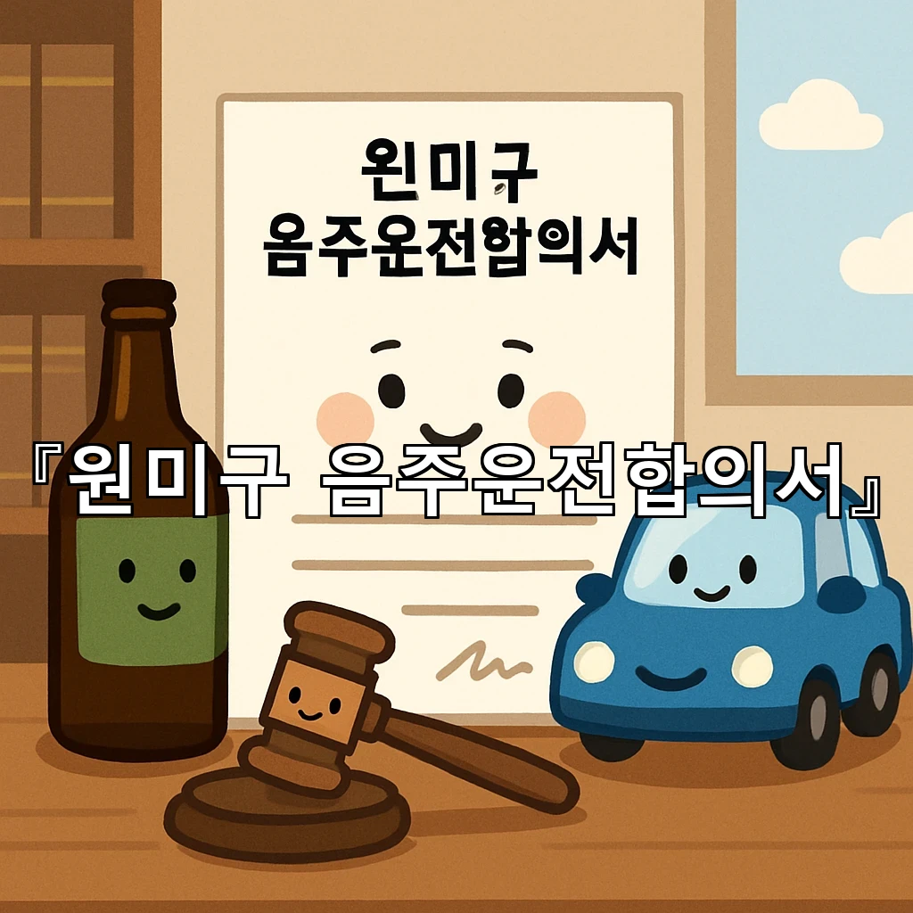 legal image 원미구 음주운전합의서 5104