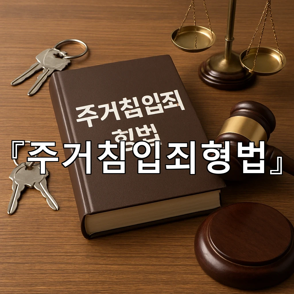 주거침입죄형법 집 안과 바깥의 선을 가르는 세밀한 해석