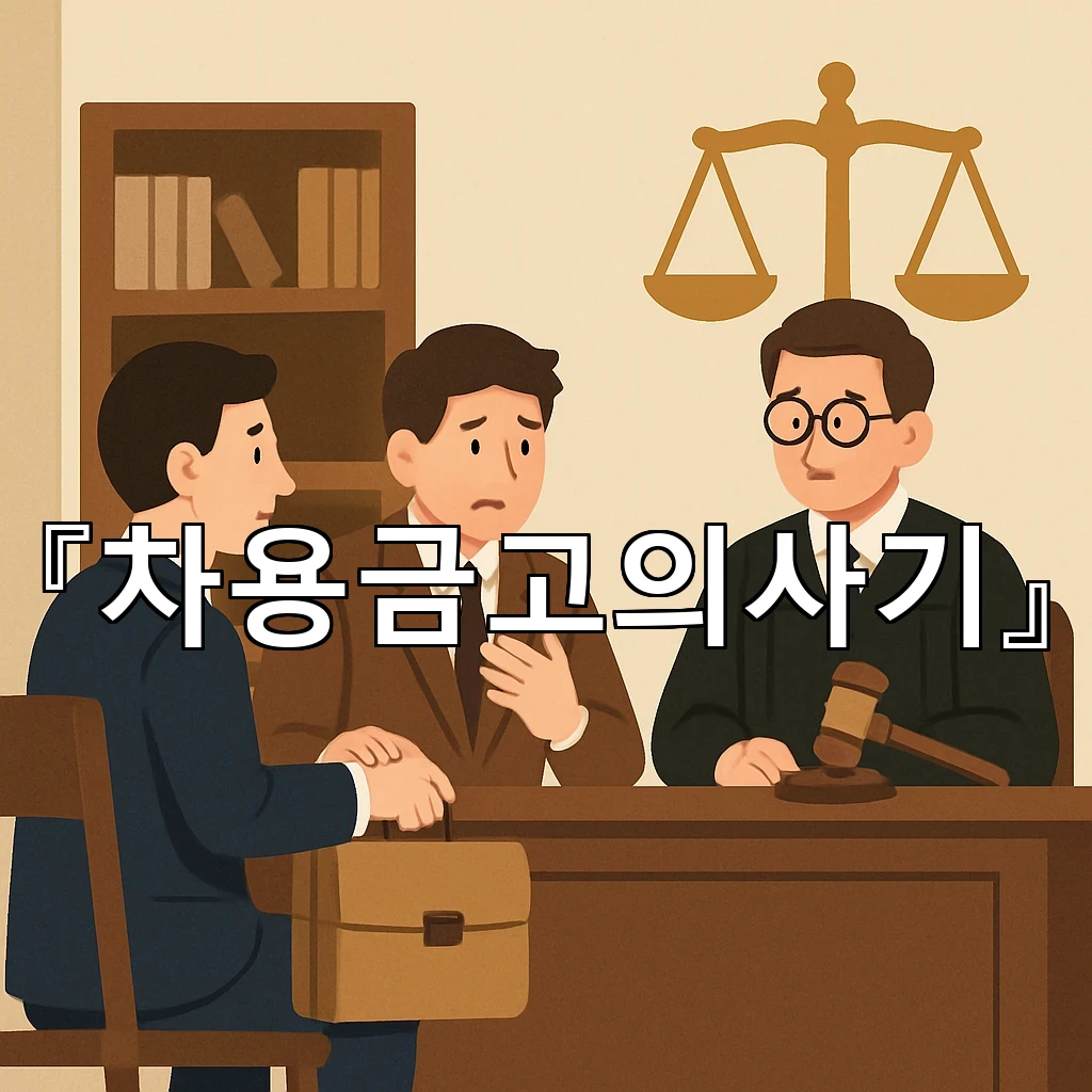 legal image 차용금고의사기 4840