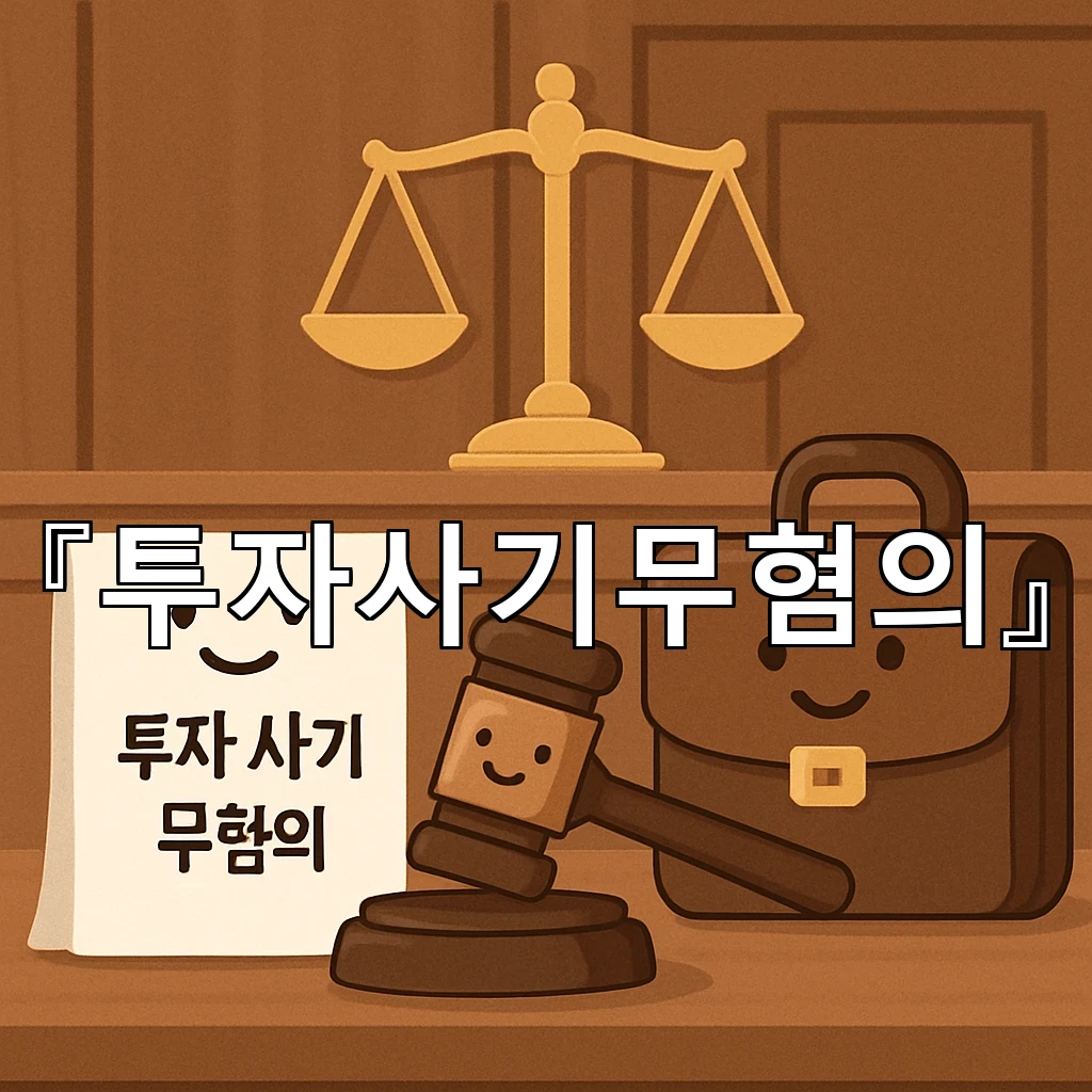 투자사기무혐의