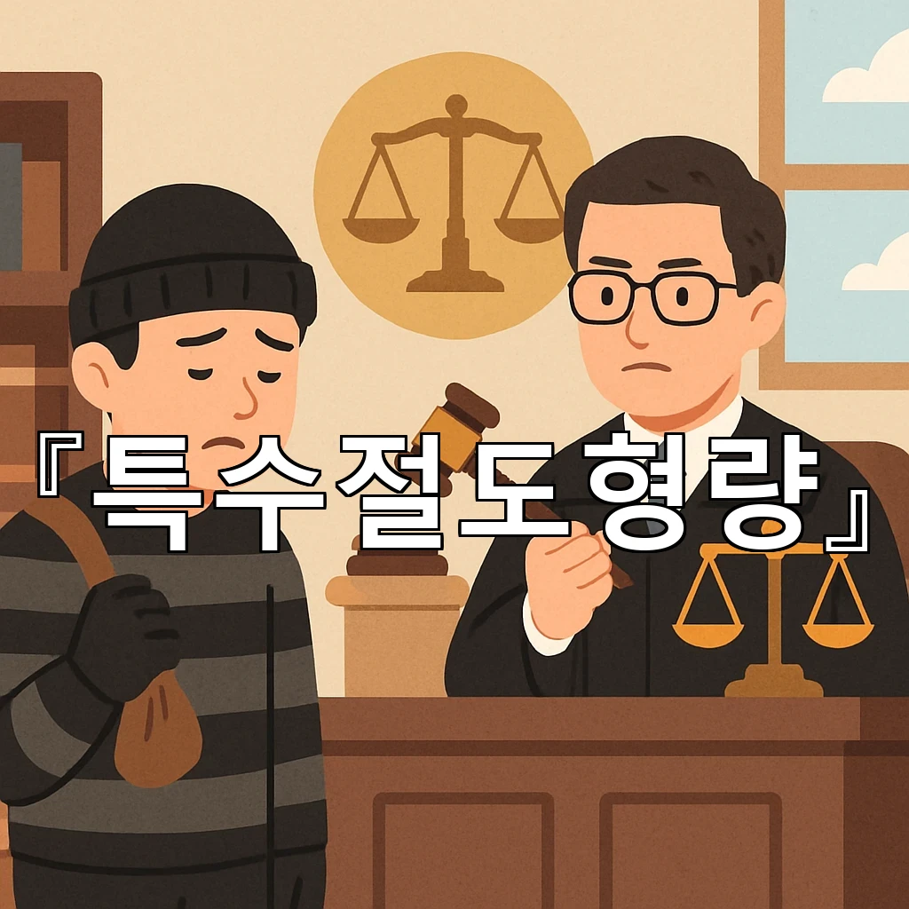 특수절도형량 초기에 달라지는 판단 요소를 정리한 안내문