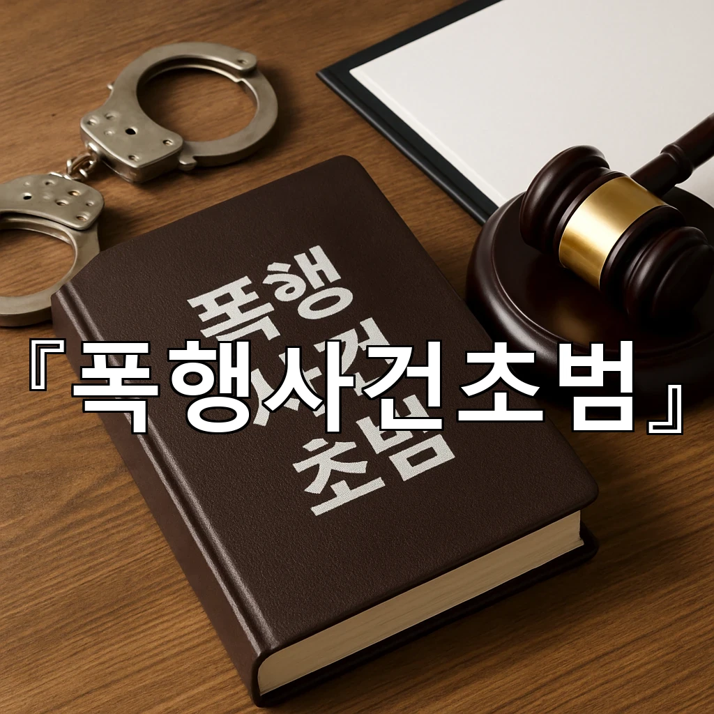 legal image 폭행사건초범 4781