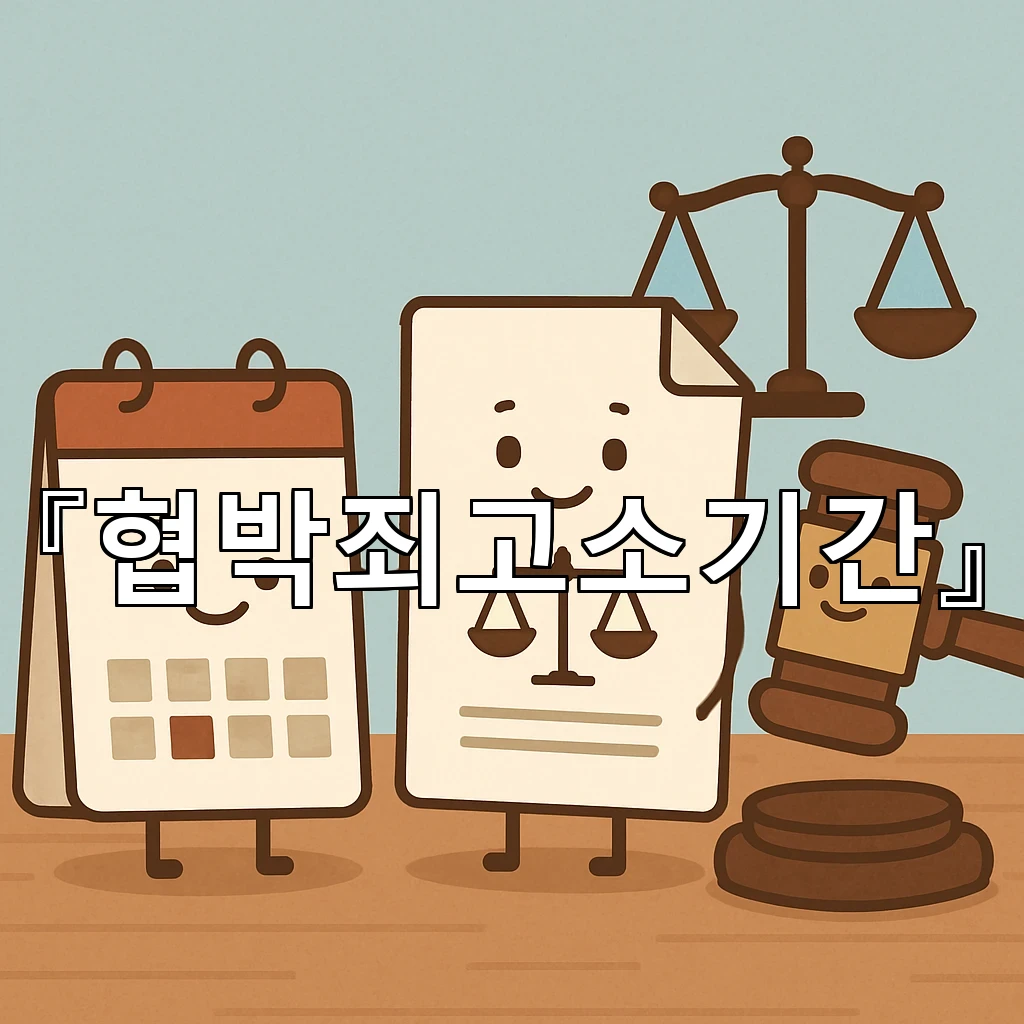 협박죄고소기간 계산할 때 헷갈리는 기준과 실제 절차 안내