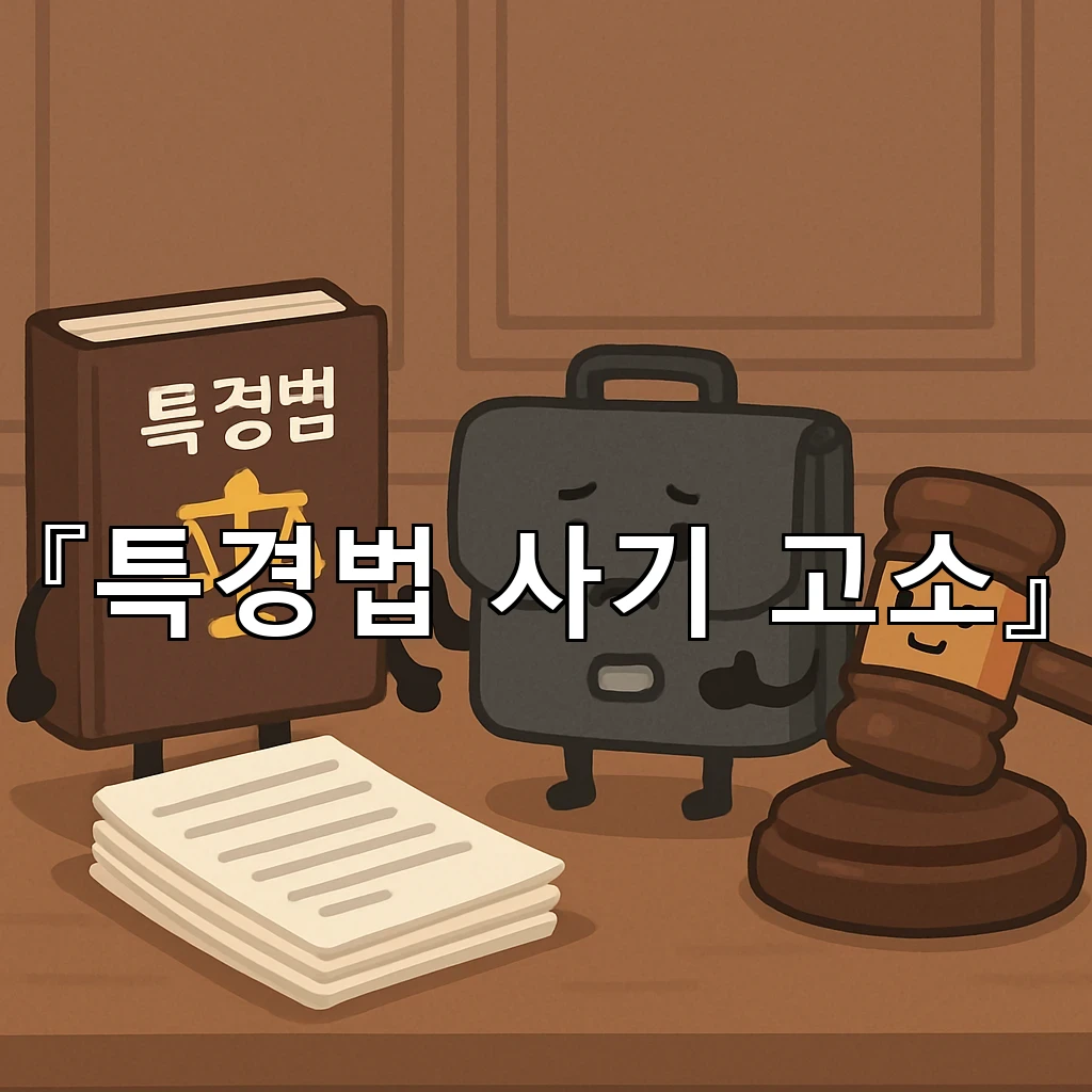 특경법사기고소 사건 흐름을 처음부터 정리하는 핵심 안내문