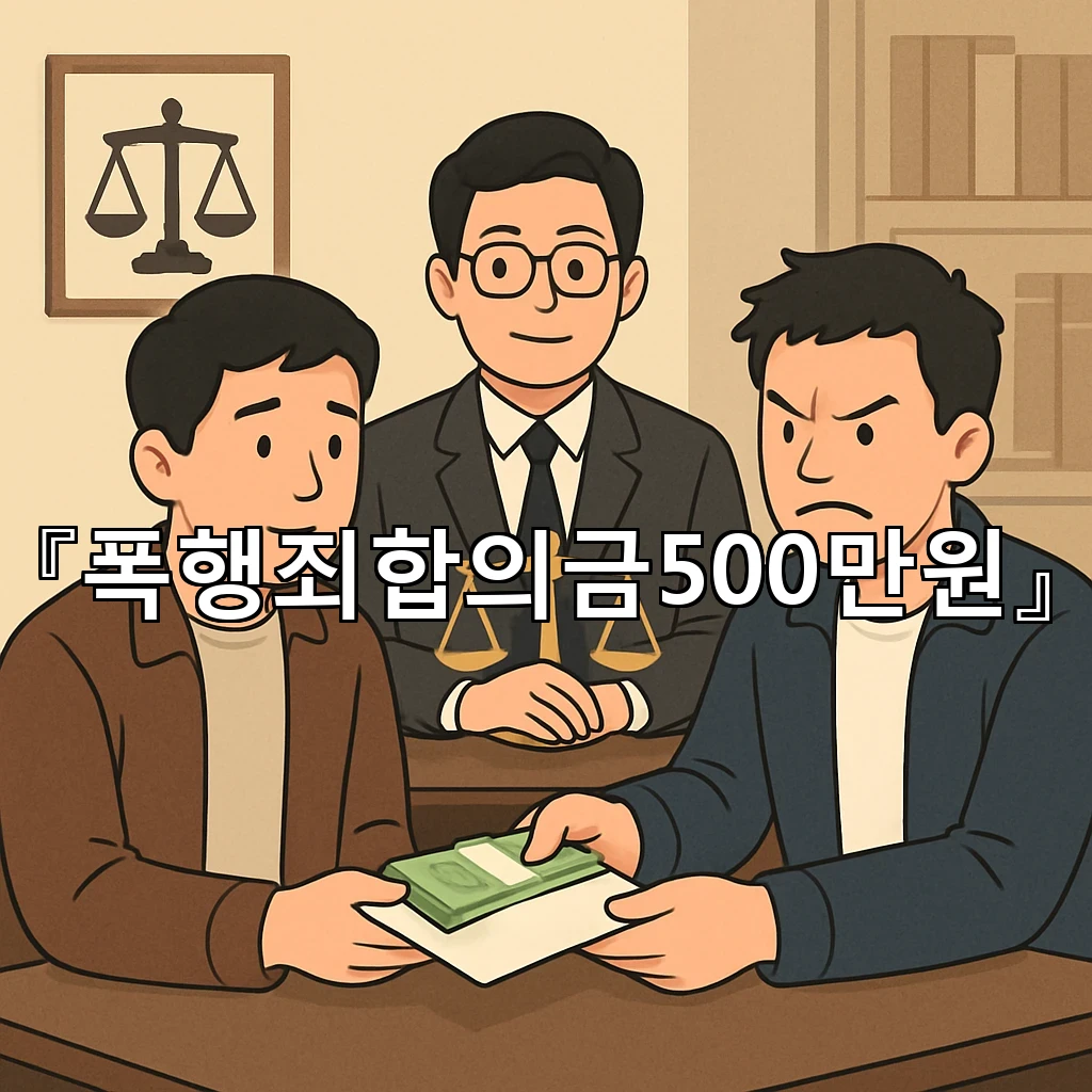 legal image 폭행죄합의금500만원 7036