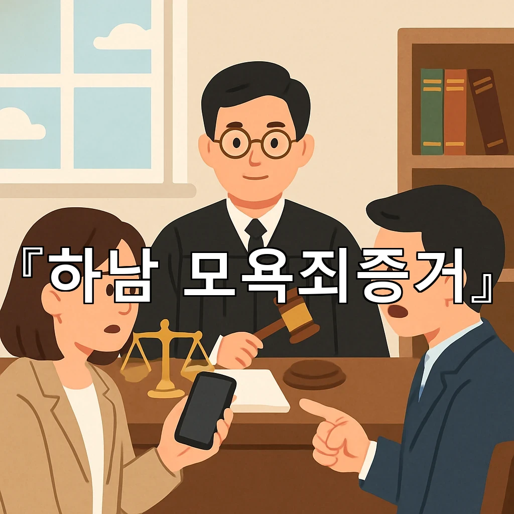 legal image 하남 모욕죄증거 7395