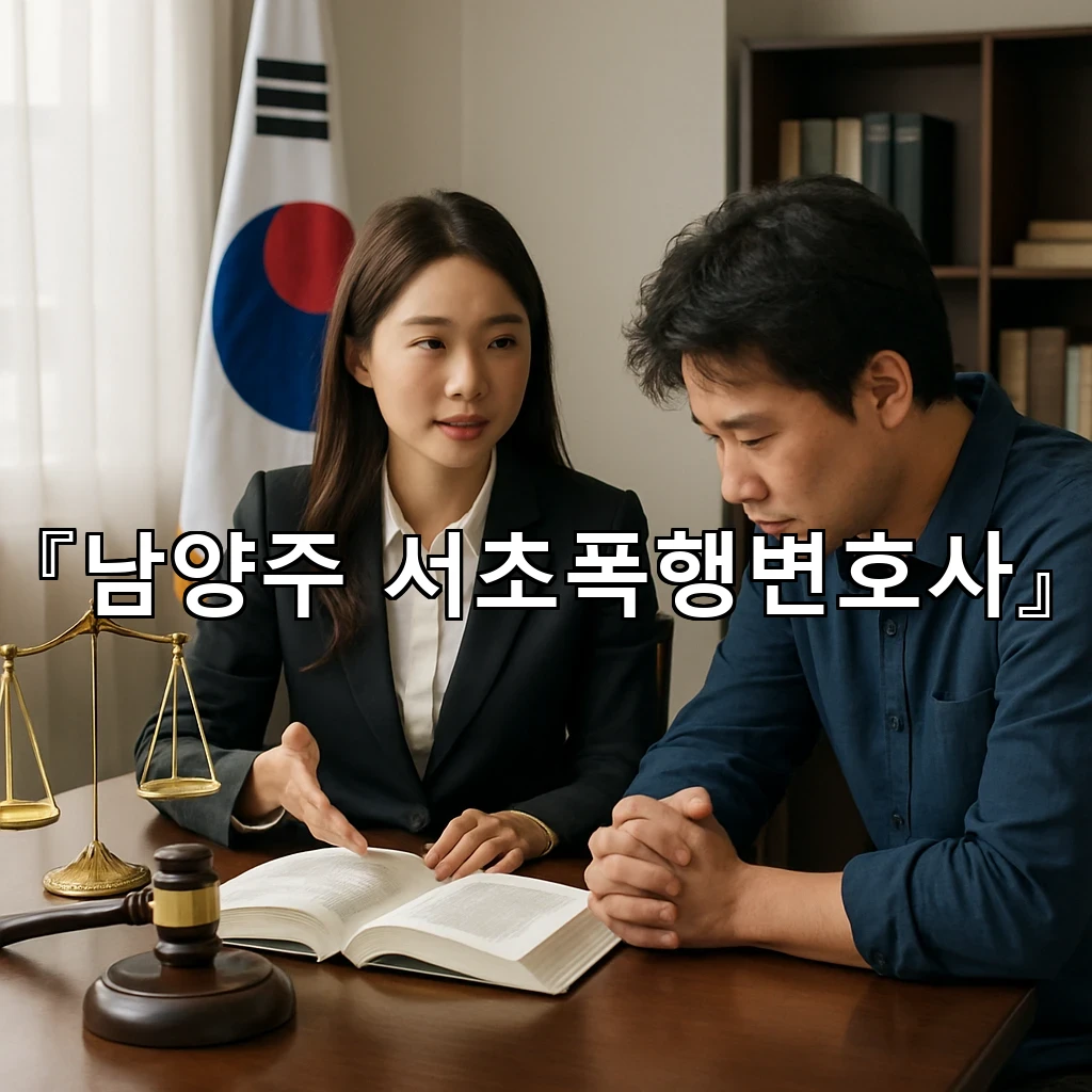 남양주서초폭행변호사 사건 흐름을 읽는 첫 대응의 핵심 정리법