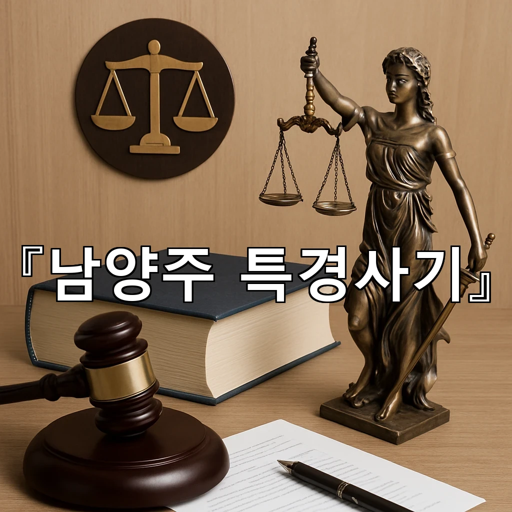 남양주특경사기 사건 초기 대응이 결과를 바꾸는 이유를 살피다