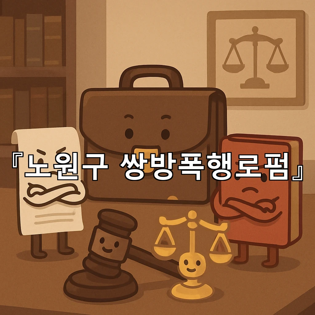 노원구쌍방폭행로펌 분쟁이 커질 때 먼저 살펴야 할 핵심