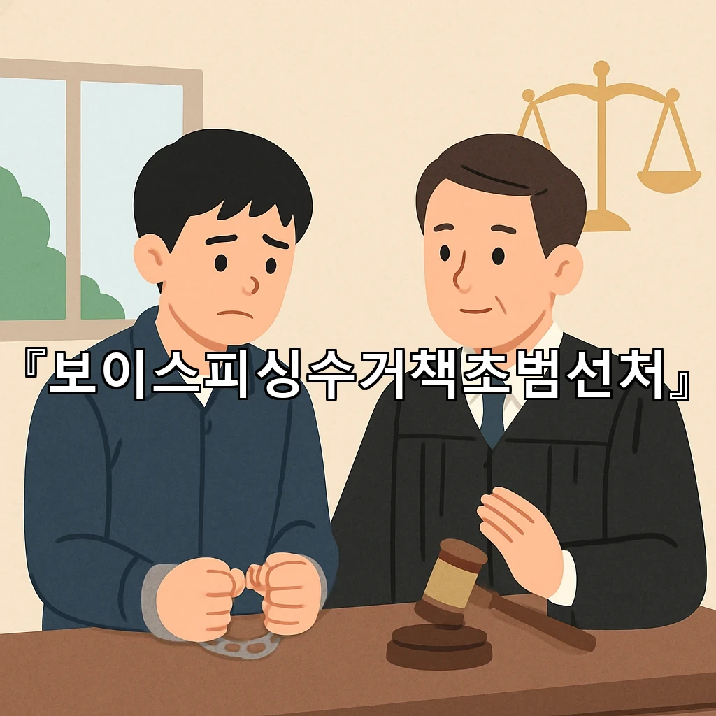 보이스피싱수거책초범선처 혼란을 줄이고 사실을 정리하는 첫 단계