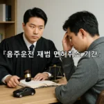 legal image 음주운전 재범 면허취소 기간 8602