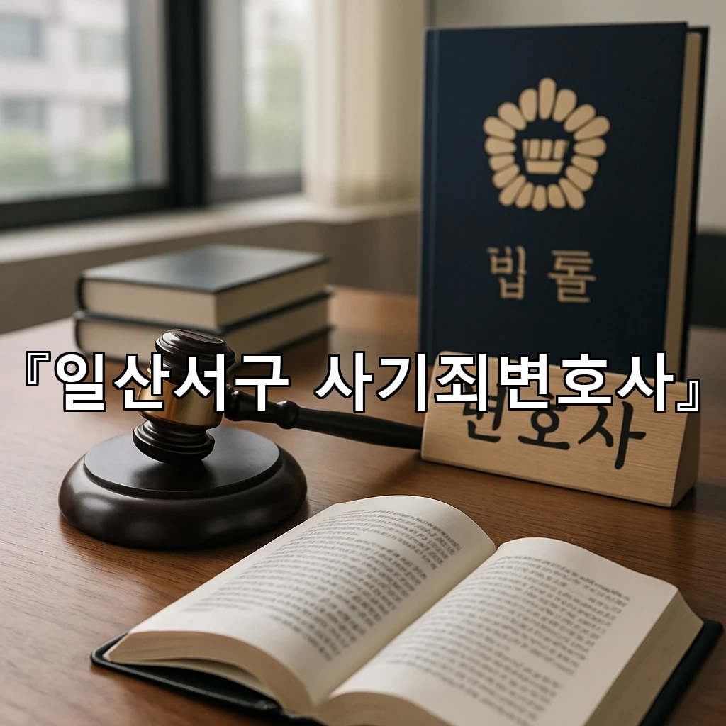 일산서구사기죄변호사 수사 흐름을 읽는 첫 대응의 중요성