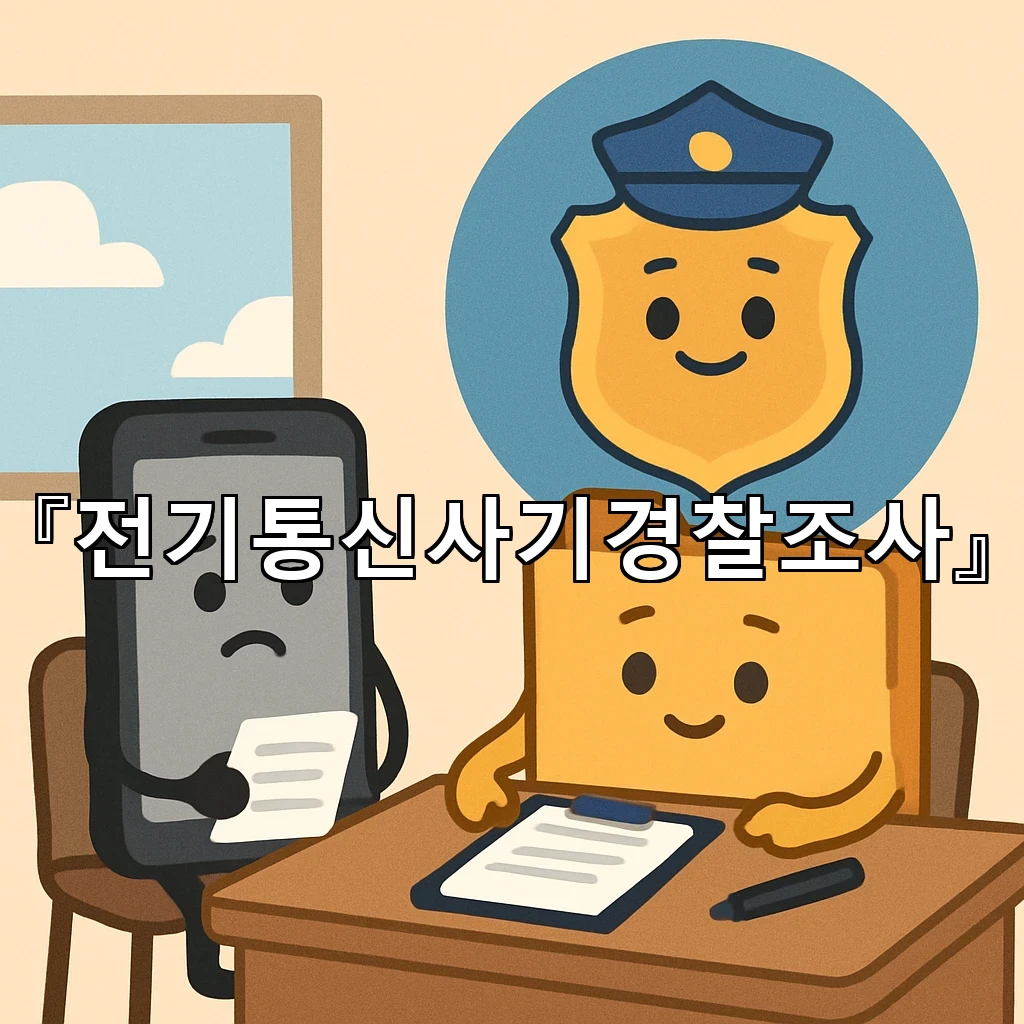 전기통신사기경찰조사 첫 대응이 갈리는 순간 핵심 흐름 정리
