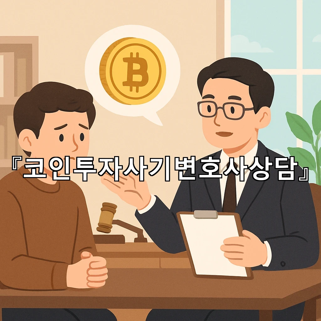 코인투자사기변호사상담 예상치 못한 손실 뒤에 필요한 정리 순서