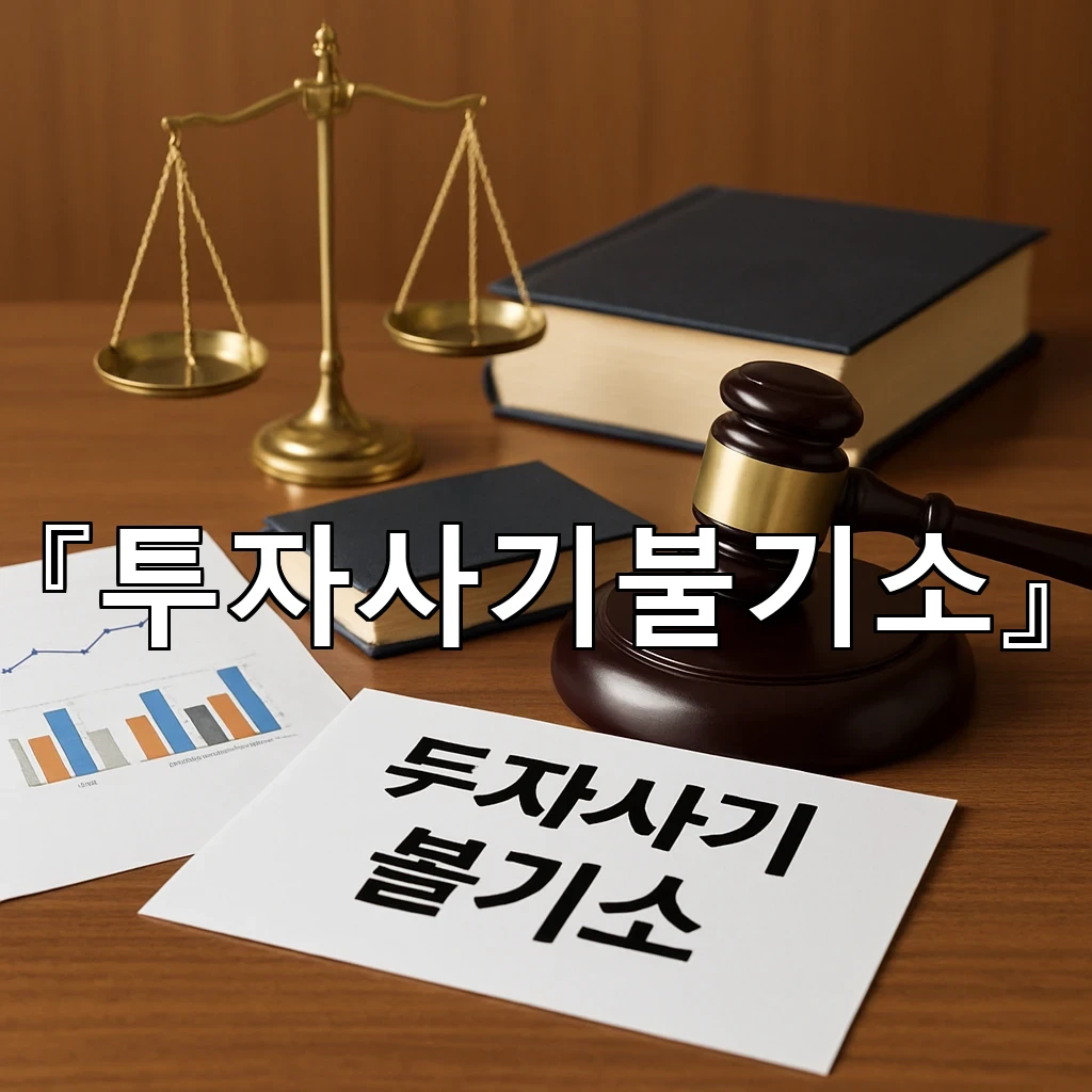 투자사기불기소 쟁점별 대응으로 결론을 바꾼 실제 흐름 정리