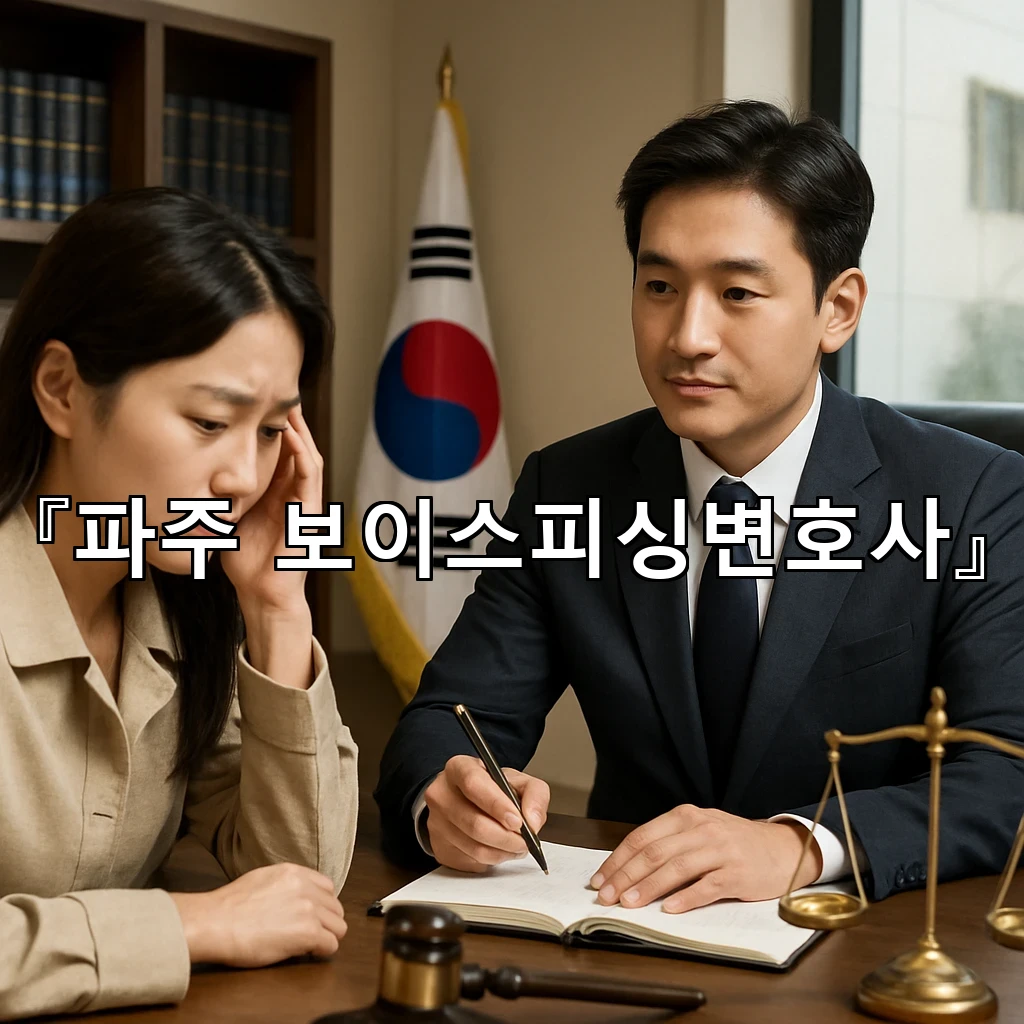 파주보이스피싱변호사 처음 마주한 통보문 해석과 대응의 순서